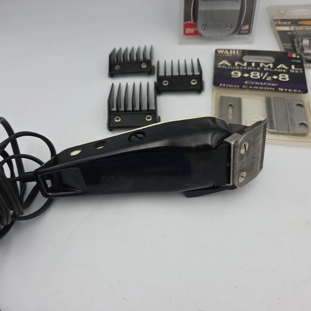 Vintage Wahl Hair Clippers Trimmer Model MC Multi Cut White Precision 120V 0.32